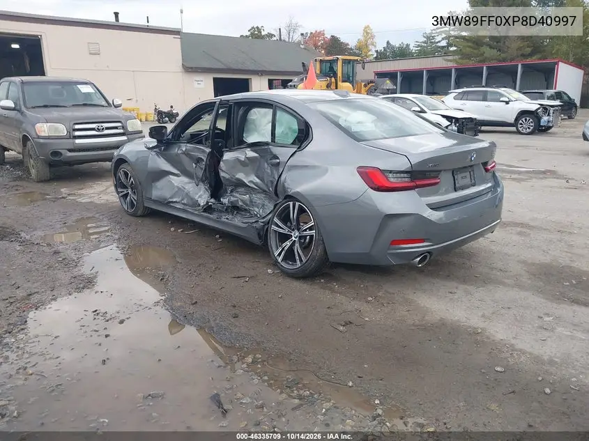 2023 BMW 3ER VIN 3MW89FF0XP8D40997 — фото 3