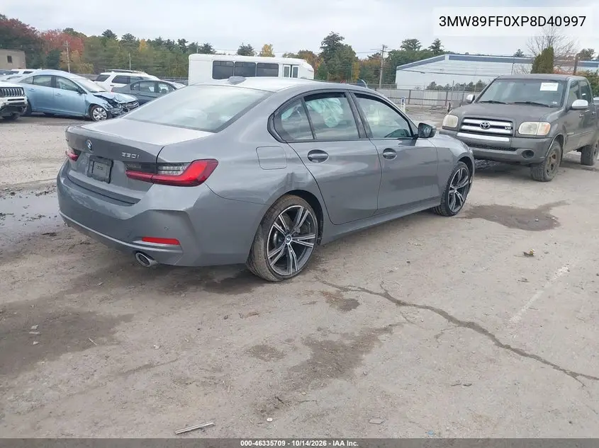 2023 BMW 3ER VIN 3MW89FF0XP8D40997 — фото 4