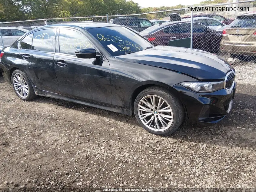 BMW 3ER 2023, VIN 3MW89FF09P8D04931