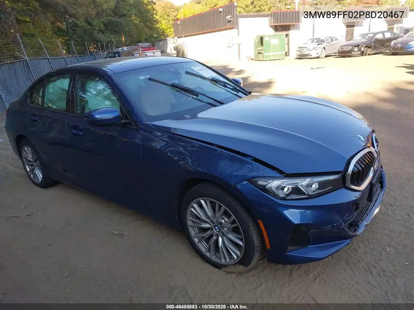 BMW 3ER 2023, VIN 3MW89FF02P8D20467
