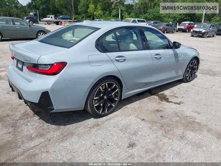 2025 BMW 3ER VIN 3MW69CW08S8F03645 — фото 4