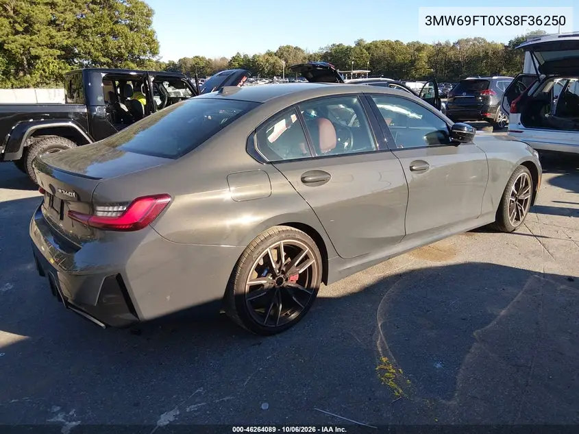 2025 BMW 3ER VIN 3MW69FT0XS8F36250 — фото 4