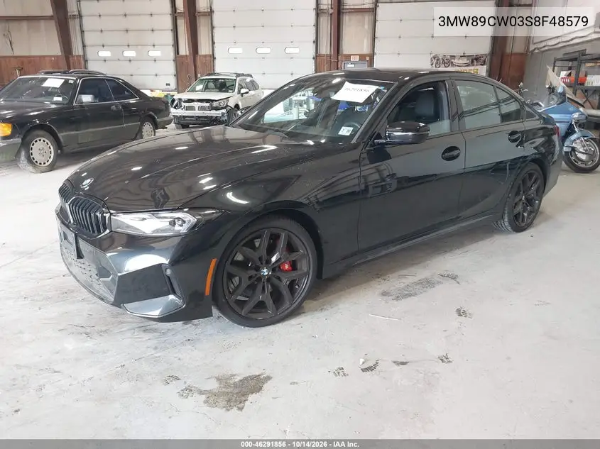 2025 BMW 3ER VIN 3MW89CW03S8F48579 — фото 2