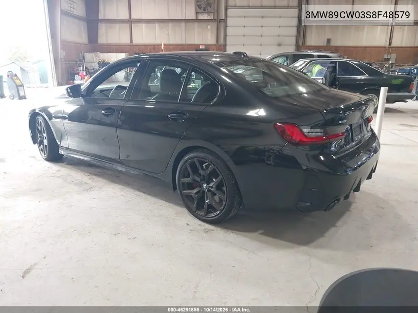 2025 BMW 3ER VIN 3MW89CW03S8F48579 — фото 3