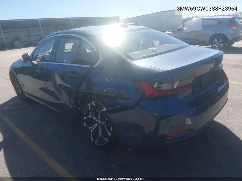 2025 BMW 3ER VIN 3MW69CW03S8F23964 — фото 3