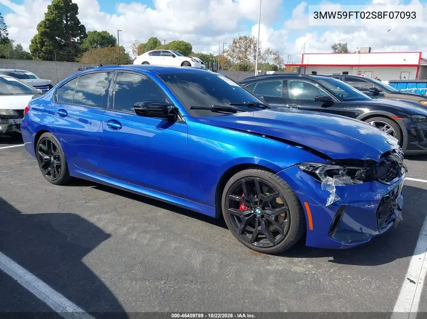 BMW 3ER 2025, VIN 3MW59FT02S8F07093