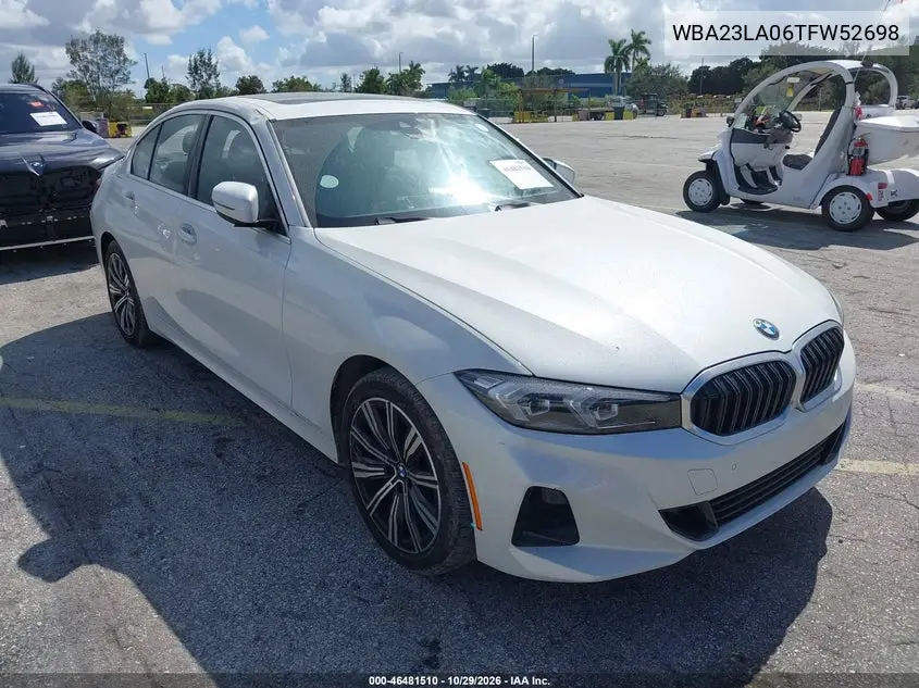 BMW 3ER 2026, VIN WBA23LA06TFW52698