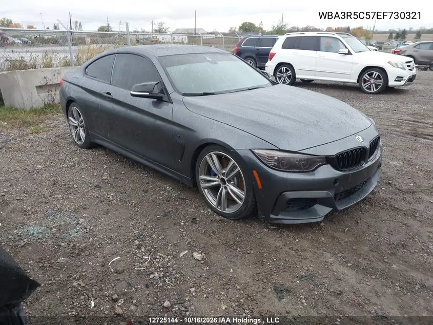 BMW 4ER 2014, VIN WBA3R5C57EF730321