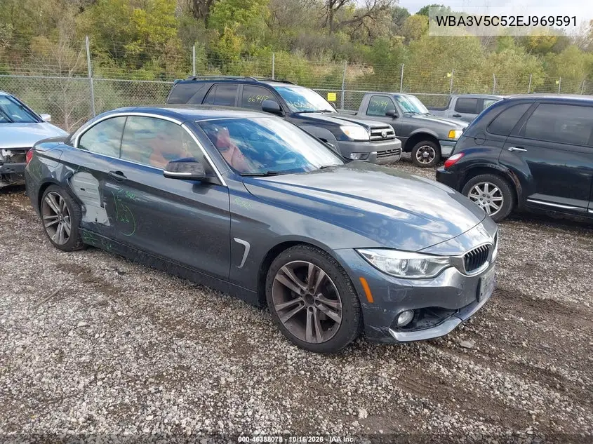 BMW 4ER 2014, VIN WBA3V5C52EJ969591