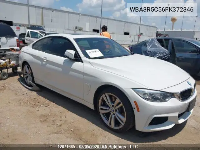 BMW 4ER 2015, VIN WBA3R5C56FK372346
