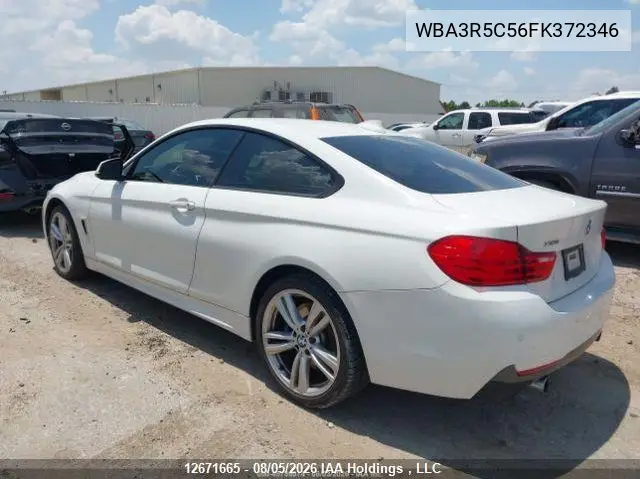 2015 BMW 4ER VIN WBA3R5C56FK372346 — фото 4