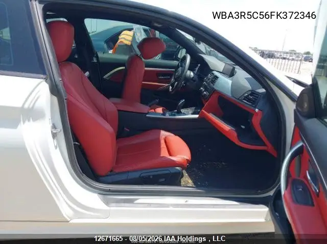 2015 BMW 4ER VIN WBA3R5C56FK372346 — фото 6