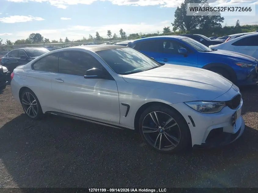 2015 BMW 4ER VIN WBA3R5C52FK372666 — фото 14