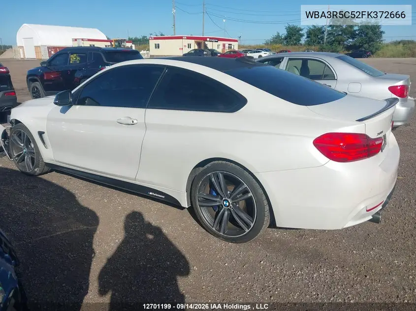 2015 BMW 4ER VIN WBA3R5C52FK372666 — фото 15