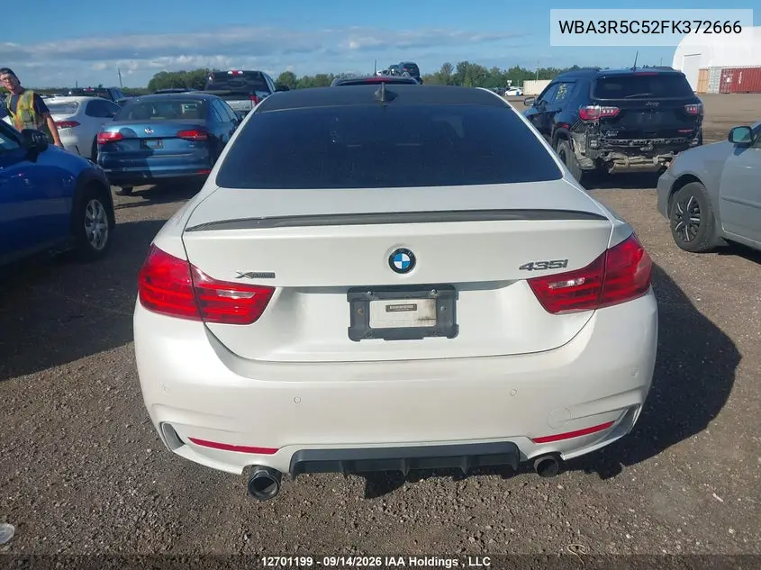 2015 BMW 4ER VIN WBA3R5C52FK372666 — фото 17