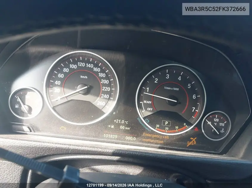 2015 BMW 4ER VIN WBA3R5C52FK372666 — фото 7