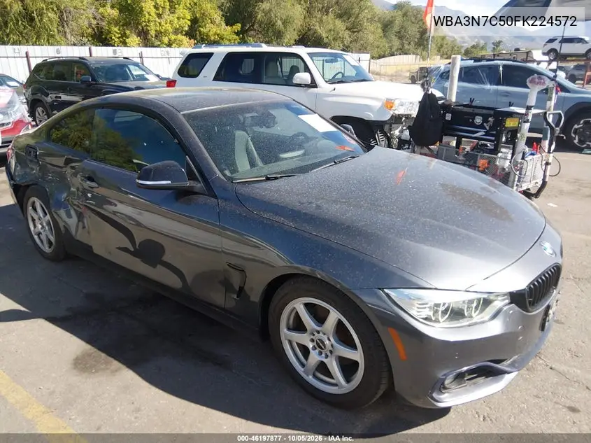 BMW 4ER 2015, VIN WBA3N7C50FK224572