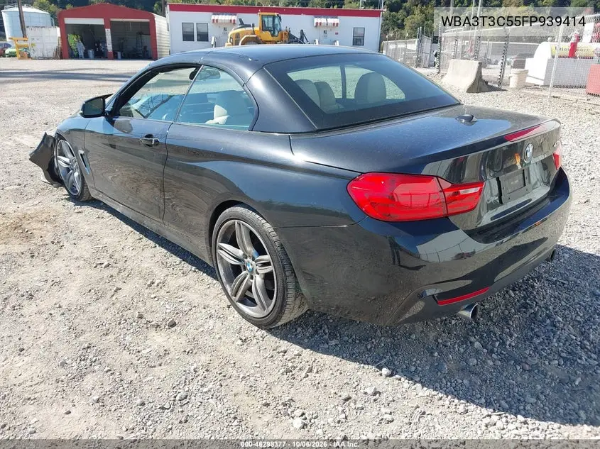 2015 BMW 4ER VIN WBA3T3C55FP939414 — фото 3