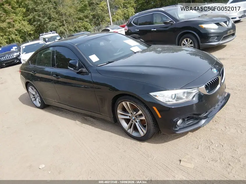 BMW 4ER 2015, VIN WBA4A5C50FG052017