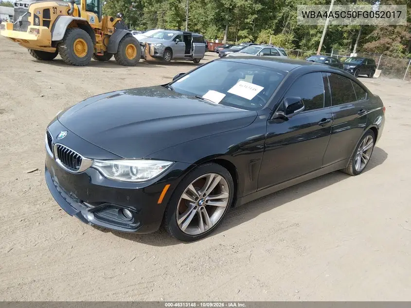 2015 BMW 4ER VIN WBA4A5C50FG052017 — фото 2