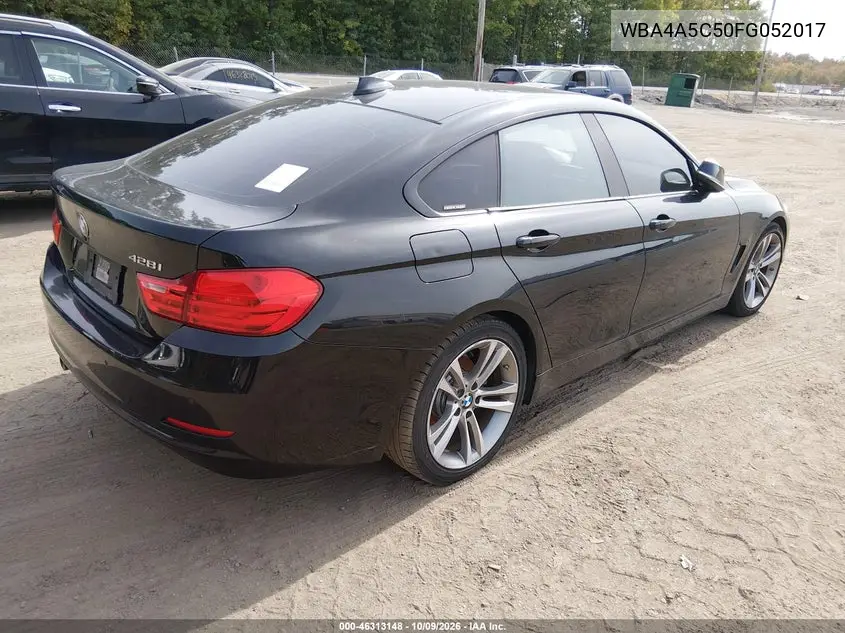 2015 BMW 4ER VIN WBA4A5C50FG052017 — фото 4