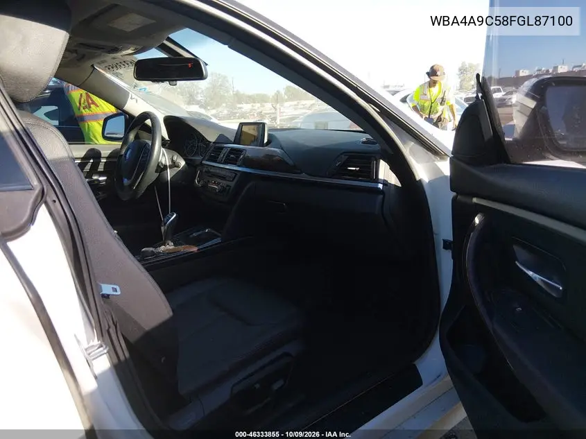 2015 BMW 4ER VIN WBA4A9C58FGL87100 — фото 5