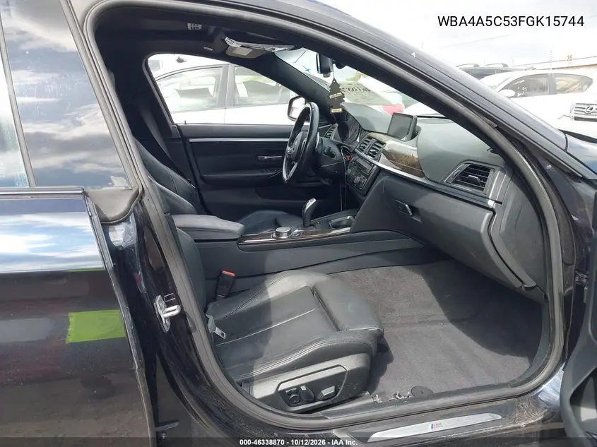 2015 BMW 4ER VIN WBA4A5C53FGK15744 — фото 5