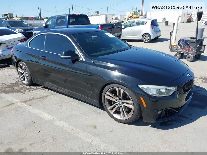 BMW 4ER 2016, VIN WBA3T3C59G5A41673