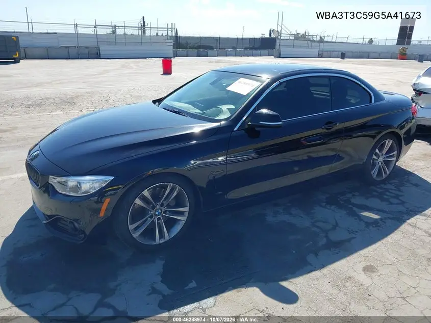 2016 BMW 4ER VIN WBA3T3C59G5A41673 — фото 2