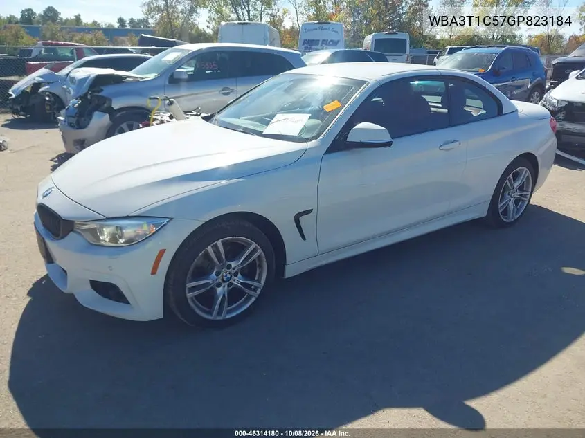 2016 BMW 4ER VIN WBA3T1C57GP823184 — фото 3