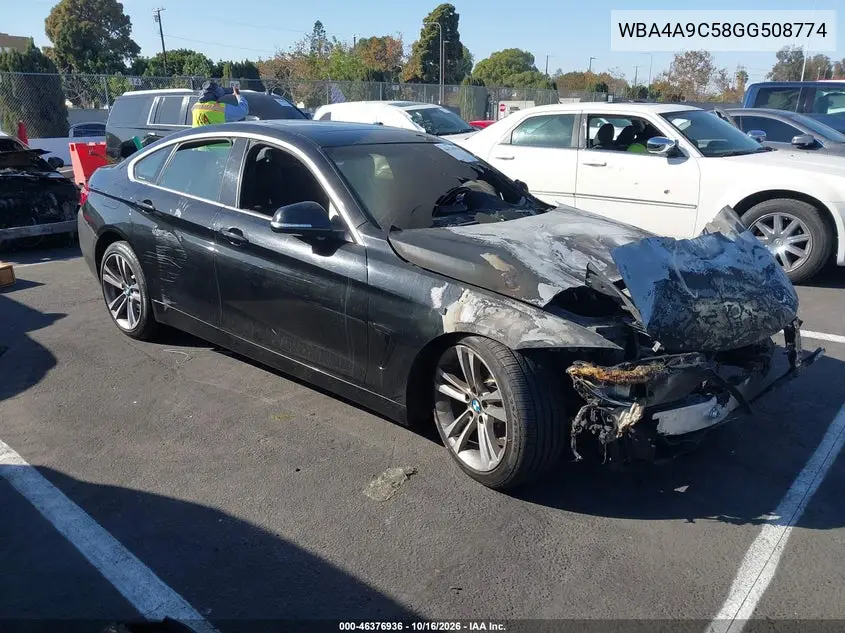 BMW 4ER 2016, VIN WBA4A9C58GG508774