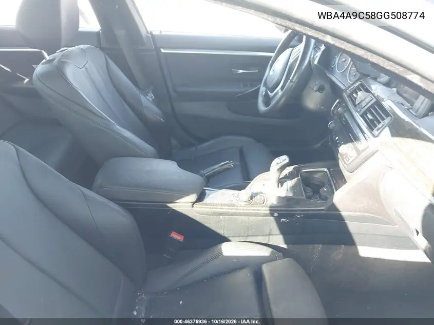 2016 BMW 4ER VIN WBA4A9C58GG508774 — фото 5