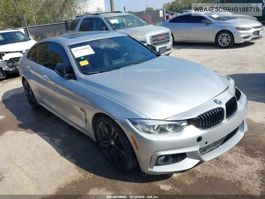 BMW 4ER 2017, VIN WBA4E5C59HG188718