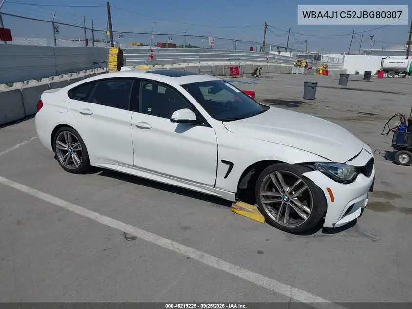 BMW 4ER 2018, VIN WBA4J1C52JBG80307
