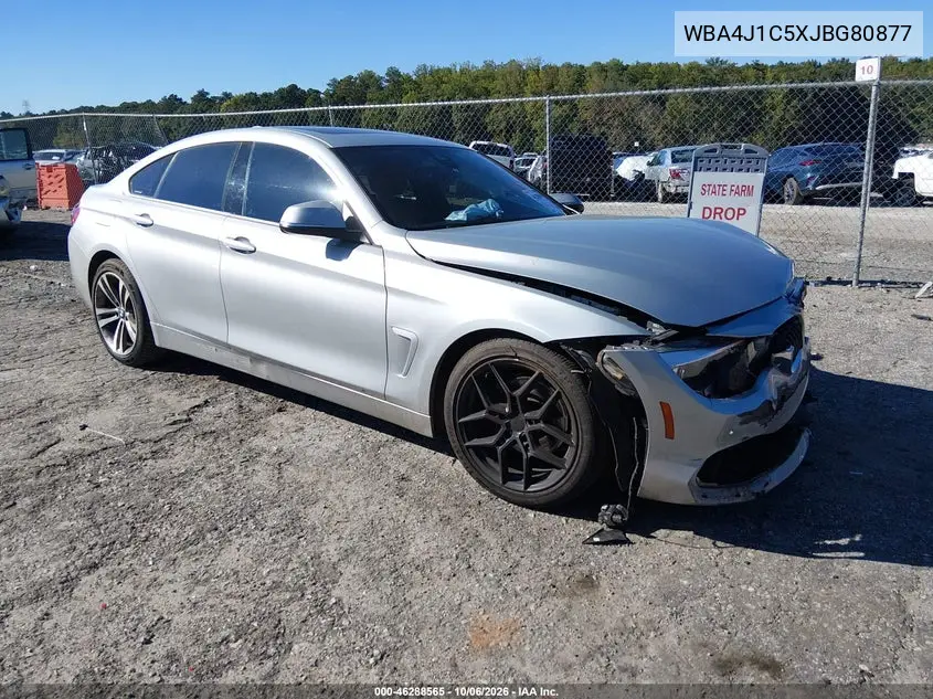 BMW 4ER 2018, VIN WBA4J1C5XJBG80877