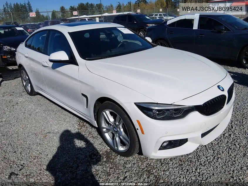 BMW 4ER 2018, VIN WBA4J3C5XJBG95424