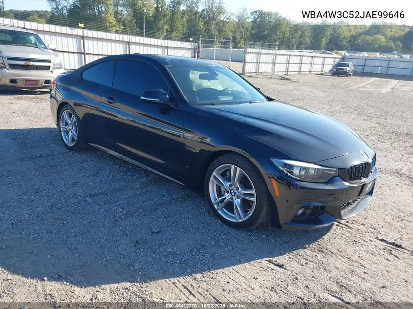 BMW 4ER 2018, VIN WBA4W3C52JAE99646