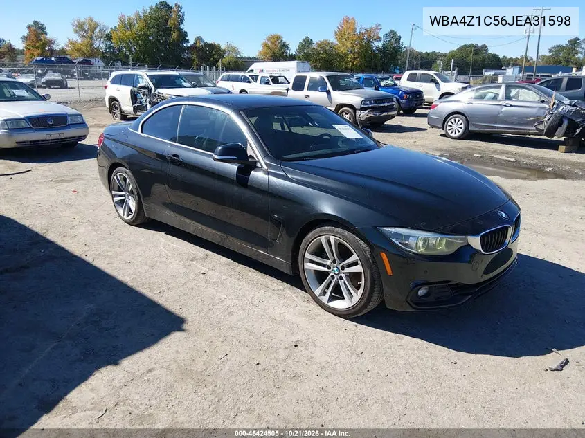 BMW 4ER 2018, VIN WBA4Z1C56JEA31598