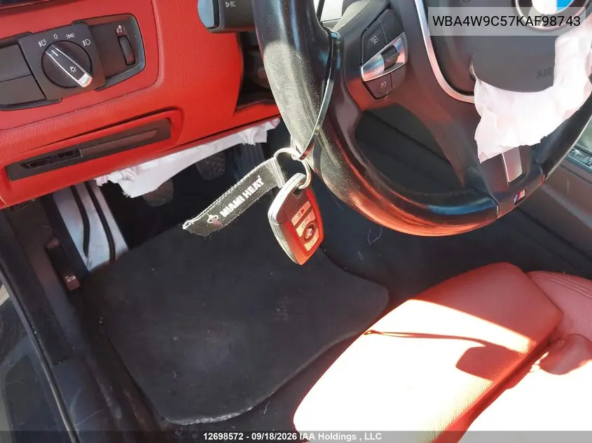 2019 BMW 4ER VIN WBA4W9C57KAF98743 — фото 11