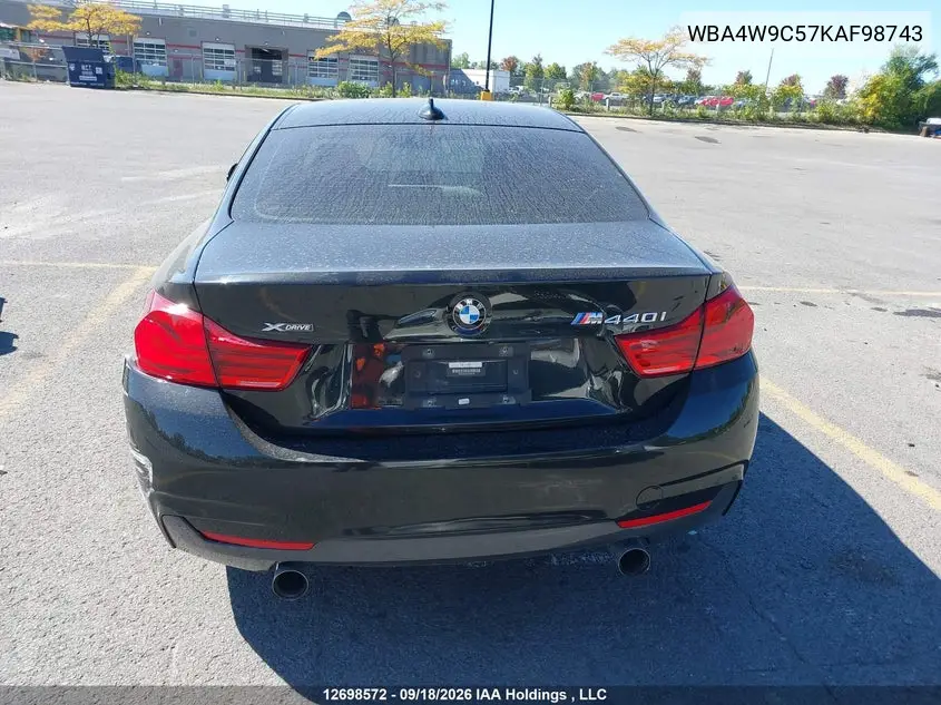 2019 BMW 4ER VIN WBA4W9C57KAF98743 — фото 17