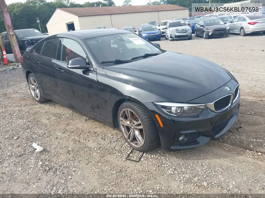 BMW 4ER 2019, VIN WBA4J3C56KBL07698