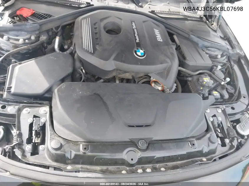 2019 BMW 4ER VIN WBA4J3C56KBL07698 — фото 10