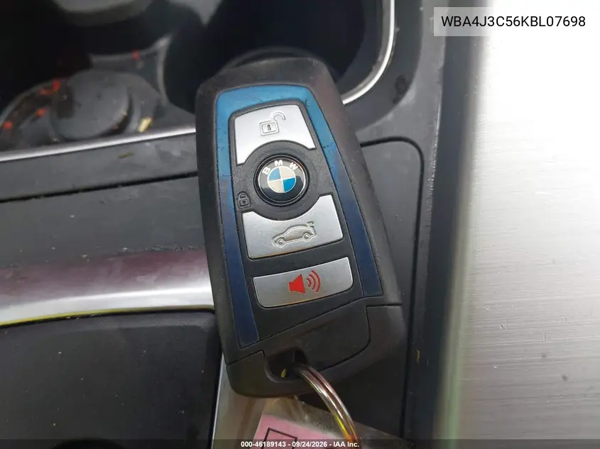 2019 BMW 4ER VIN WBA4J3C56KBL07698 — фото 11