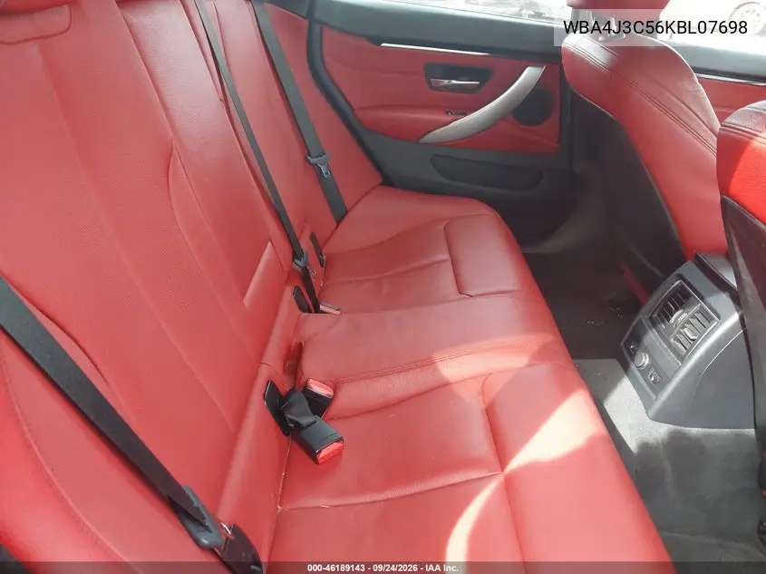 2019 BMW 4ER VIN WBA4J3C56KBL07698 — фото 8