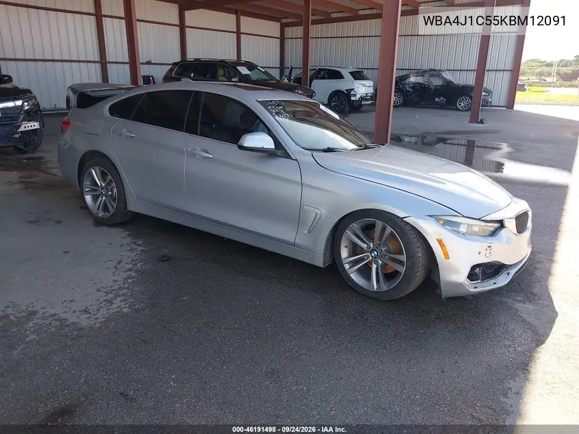 BMW 4ER 2019, VIN WBA4J1C55KBM12091