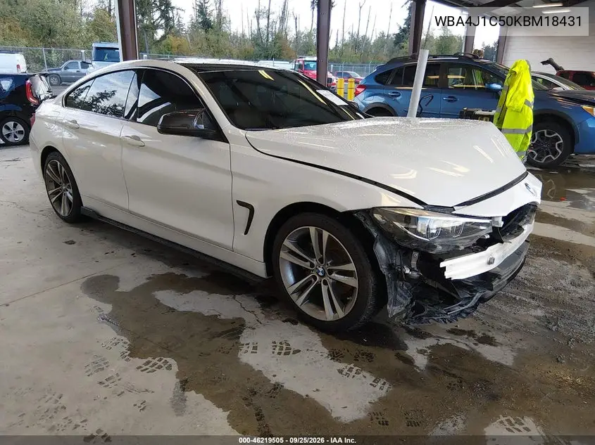 BMW 4ER 2019, VIN WBA4J1C50KBM18431