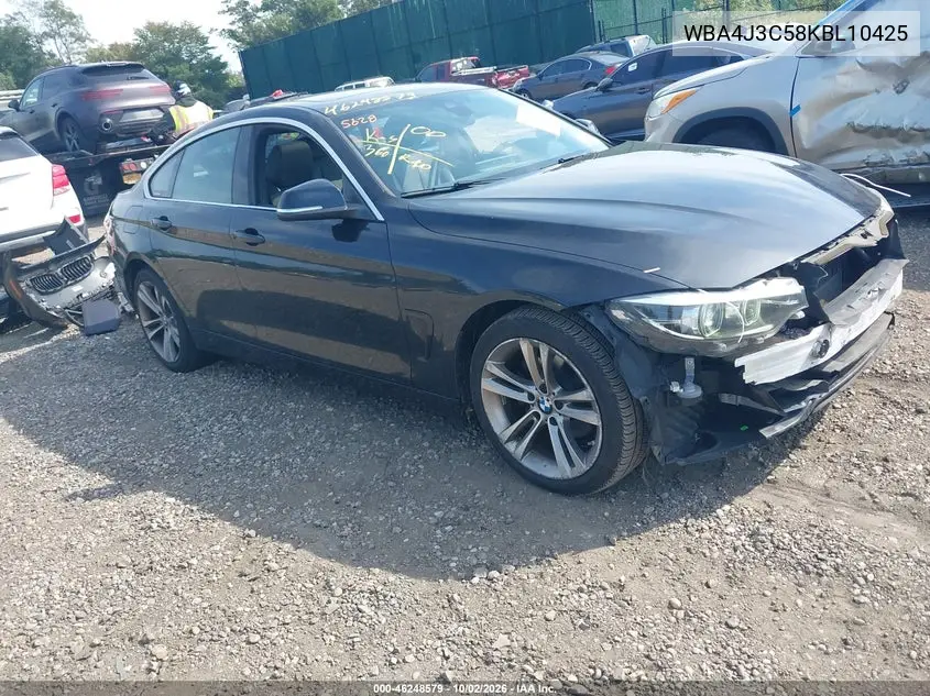 BMW 4ER 2019, VIN WBA4J3C58KBL10425