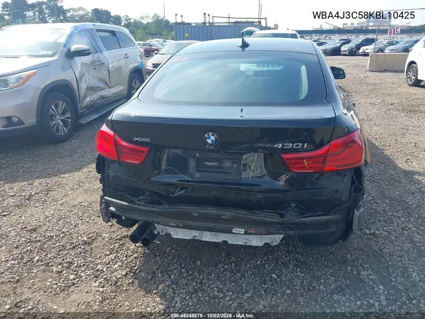 2019 BMW 4ER VIN WBA4J3C58KBL10425 — фото 17