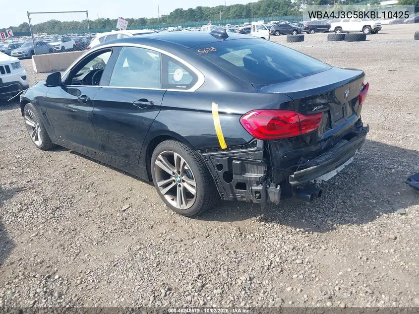 2019 BMW 4ER VIN WBA4J3C58KBL10425 — фото 3