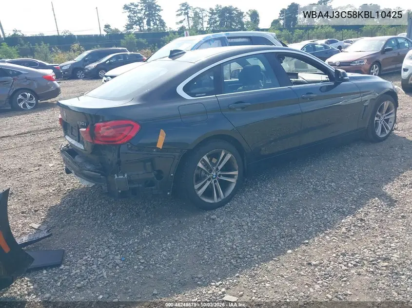 2019 BMW 4ER VIN WBA4J3C58KBL10425 — фото 4